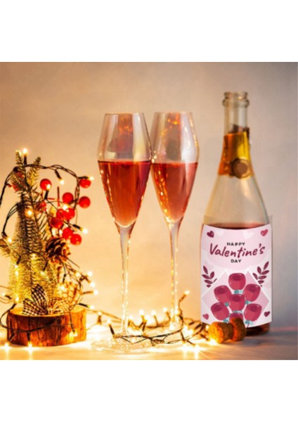 6 Adetpaket Sevgililer Günü Dekorasyonu Şarap Şişesi Çıkartmaları (Yurt Dışından) fırsatları