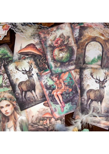 80 Yaprak Vintage Kelebek Bal Arısı Çiçekleri Bahçe Scrapbook Kağıdı (Yurt Dışından) fiyatları