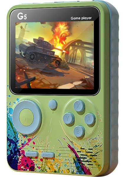 3.0 Inç Cep Oyun Kontrolcüsü Dahili 500 Oyun Matcha-Yeşil (Yurt Dışından)