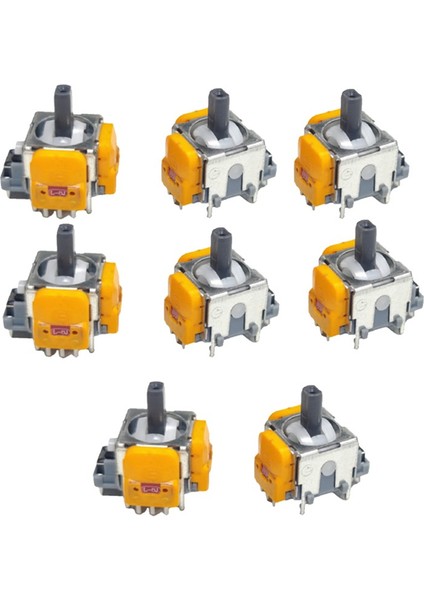 8 Adet Joysticks Hall Elektromanyetik Ayarlanabilir Joystickler (Yurt Dışından)