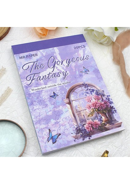 Günlük Tutmak Için Önceden Kesilmiş Çıkartma Defteri 20 Sayfa Pencere (Yurt Dışından) modelleri