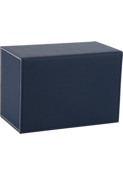 Kart Destesi Kutusu, Flip Zar Tepsisi ile Premium Kart Kutusu, Mavi (Yurt Dışından)