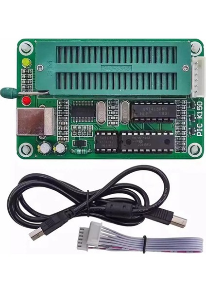 Pıc K150 Icsp Programlayıcı USB Otomatik Programlama Mikrodenetleyici Geliştirme (Yurt Dışından)