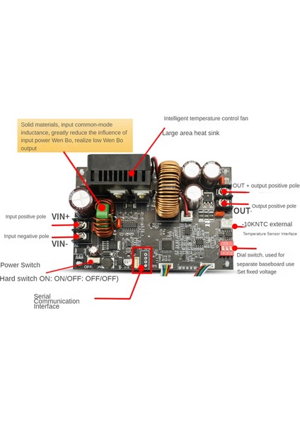 20A 1200W Sabit Voltaj Sabit Akım Onarım Adım Aşağı Plaka (Yurt Dışından) modelleri