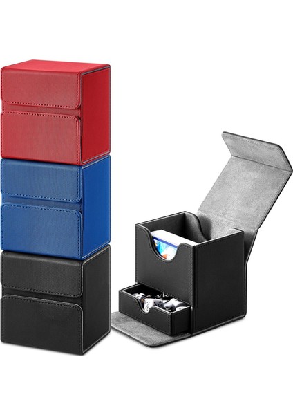 Zar Tepsili Kart Saklama Kutusu Koleksiyonluk Kart Kutusu Siyah+Gri (Yurt Dışından) modelleri