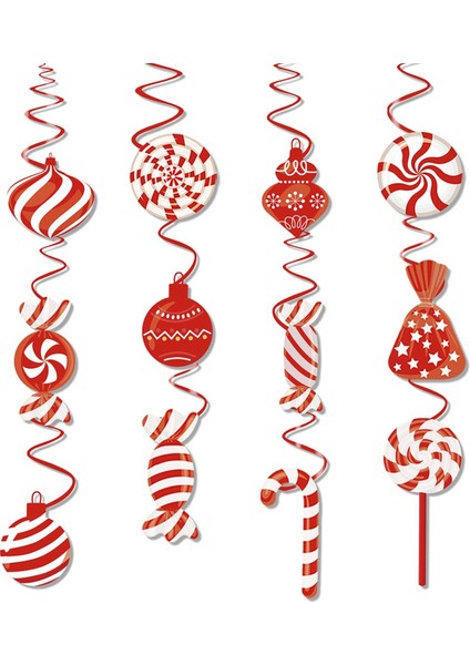 Mutlu Noeller Şeker Dekorasyon Temalı Askılar (Yurt Dışından) fiyatları