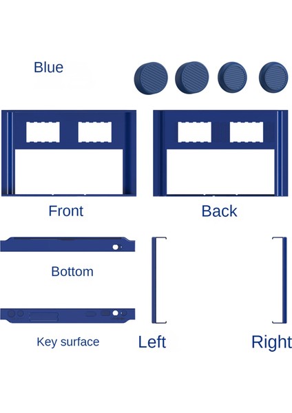 Legion Go Monitör Oyun Konsolu Için Rocker Kapağı Mavi (Yurt Dışından) indirimleri