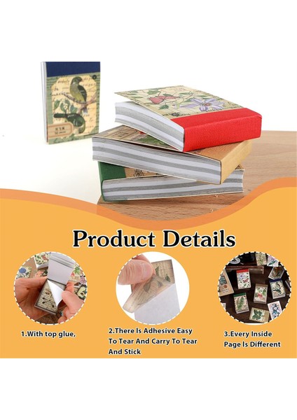 Scrapbook Washi Çıkartmaları Çiçekler Kuşlar Meyveler ve Bitkiler Çıkartma Kitabı (Yurt Dışından) indirimleri