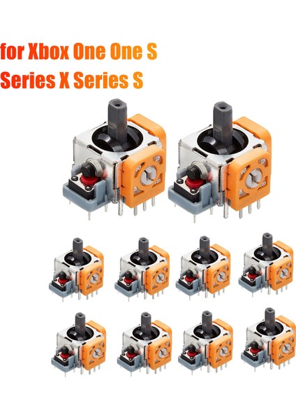 10 Adet 3D Analog Joystick One S Kontrol Ünitesi Parçaları (Yurt Dışından)