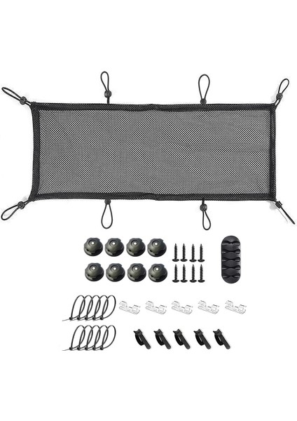 Masa Altı Kablo Yönetimi Örgü Düzenleyici Kablo Gizleyiciler 70X30CM (Yurt Dışından)