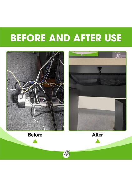Masa Altı Kablo Yönetimi Örgü Düzenleyici Kablo Gizleyiciler 70X30CM (Yurt Dışından) fiyatları