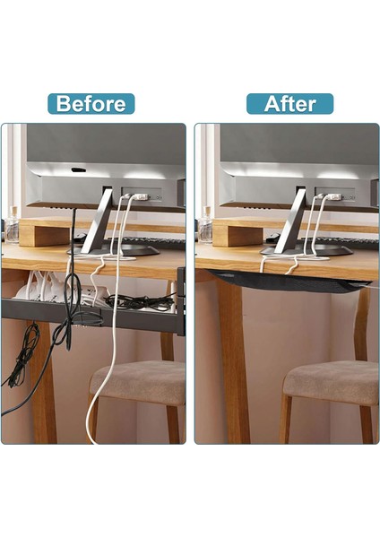 Masa Altı Kablo Yönetimi Örgü Düzenleyici Kablo Gizleyiciler 70X30CM (Yurt Dışından) modelleri