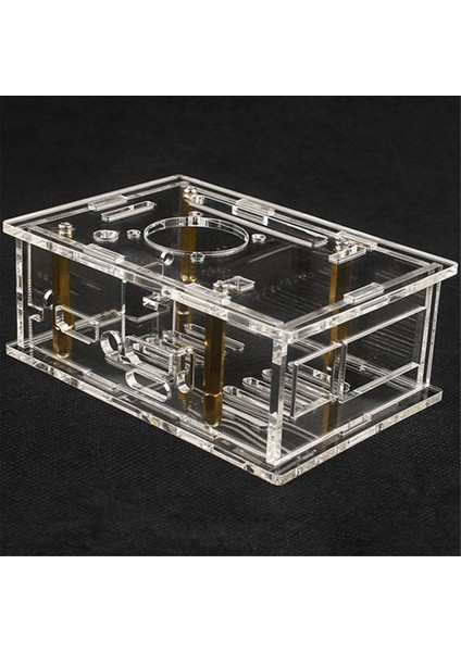 Orangepi 5pro Için Soğutma Fanı Antenli Akrilik Kasa A (Yurt Dışından)