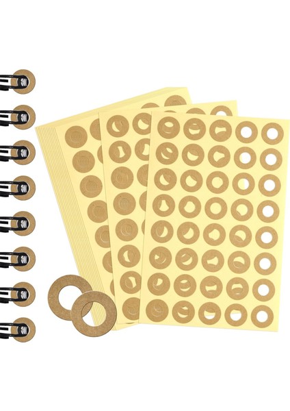 4000 Adet Delgeç Takviye Etiketleri Kendinden Yapışkanlı Kahverengi (Yurt Dışından) fiyatları