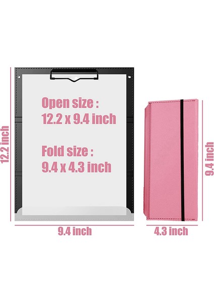 Hemşireler Öğrenciler ve Doktorlar Için Katlanabilir Hemşirelik Panosu Pembe (Yurt Dışından) indirimleri