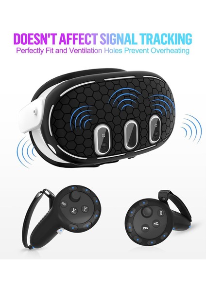 Ön Kabuk Kulaklık Kılıfı ve Yüz Kılıfıvr Aksesuarları-Siyah (Yurt Dışından) modelleri