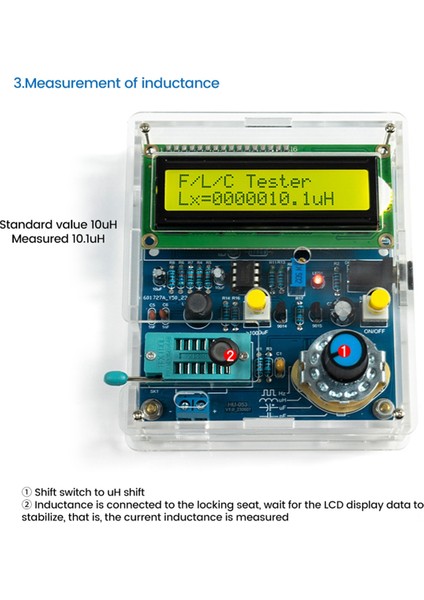 DC5V Dijital Endüktans Kapasitans Ölçüm Cihazı ve Kasa (Yurt Dışından) indirimleri