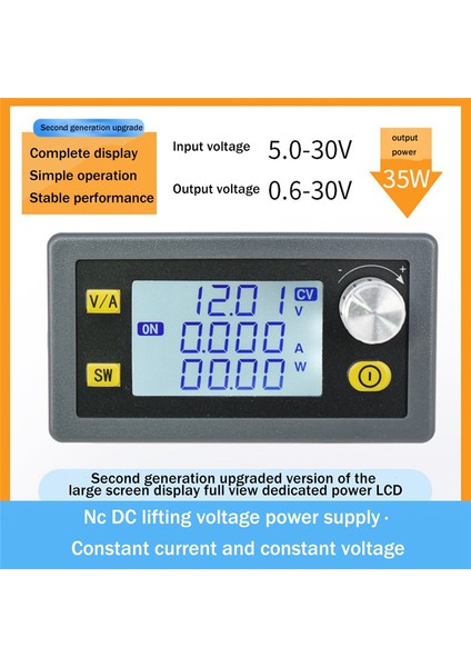 Cnc Dc Buck Boost Dönüştürücü Ayarlanabilir Düzenlenmiş Güç 35W Modülü (Yurt Dışından) modelleri