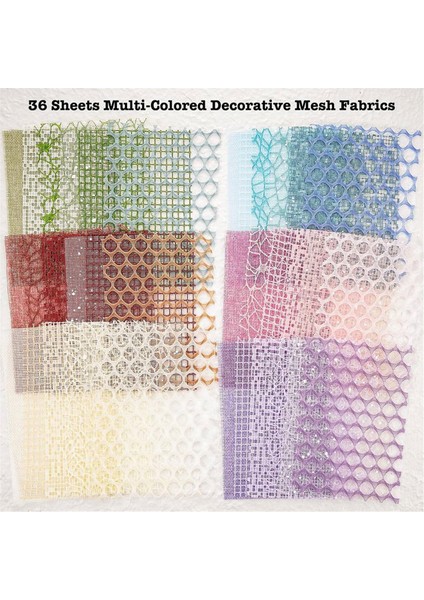 90 Yaprak Scrapbook Kağıdı ve Dekoratif Örgü Kumaş Çeşitli Set A (Yurt Dışından) fırsatları