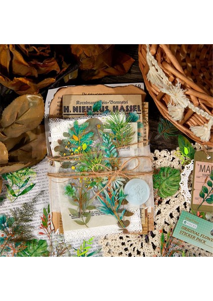 Holografik Altın Varak Doğa Çiçekleri Bitkiler Etiketler (Yurt Dışından) modelleri