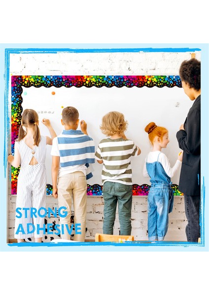 Okul Sınıf Dekoru Için Taraklı Konfeti Kenarlık Süsleme Çıkartması (Yurt Dışından) fırsatları