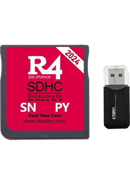 2024 R4 Kartı Dsl Xlll Güvenli Dijital Hafıza Kartı Oyun Kartı-B (Yurt Dışından)