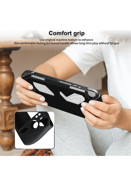 Ally El Tipi Tam Kapaklı Oyun Konsolu Silikon Kılıf Siyah (Yurt Dışından) indirimleri