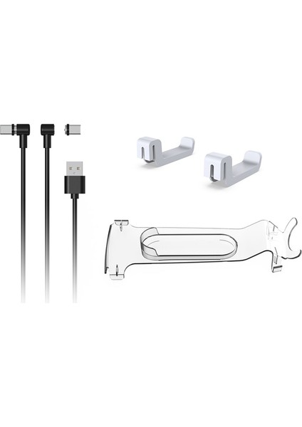 Psvr2 Host Için Üstten Takılabilir Vr Tutacağıkulaklık Askısı + 1'i 2'li Kablo Seti (Yurt Dışından)