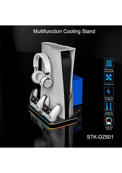 3 Mod LED Soğutma Fanı Stand 2 Kontrol Cihazı Şarj Istasyonu Siyah (Yurt Dışından) fırsatları