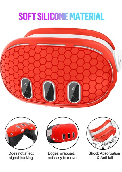 Ön Kabuk Kulaklık Kılıfı ve Yüz Kılıfıvr Aksesuarları-Kırmızı (Yurt Dışından) indirimleri