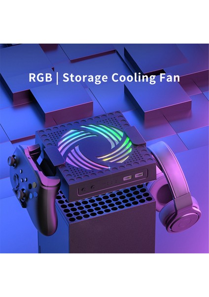 Oyun Konsolu Için Rgb Renkli Soğutma Fanı Ayarlanabilir (Yurt Dışından) fırsatları