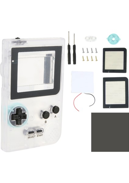 Gameboy Pocket Oyunu Için Dıy Kabuk Değişimi Şeffaf Beyaz (Yurt Dışından)