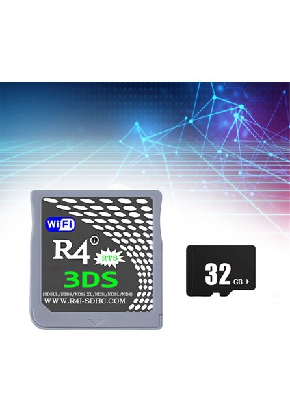 R4 Oyun Kartı R4I R4I-SDHC Yazma KARTI+32GB Hafıza Kartı (Yurt Dışından) fırsatları
