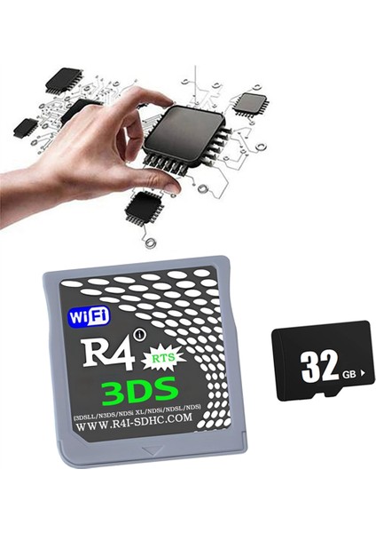 R4 Oyun Kartı R4I R4I-SDHC Yazma KARTI+32GB Hafıza Kartı (Yurt Dışından) indirimleri