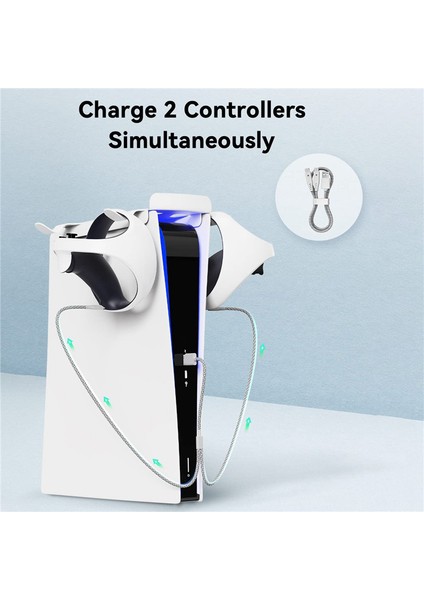 Vr Başlık Kontrol Ünitesi Tutucu Lens Kapağı 2'li Şarj Kablosu (Yurt Dışından) modelleri