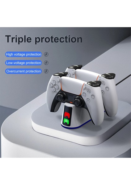 Rgb LED Çift Kontrol Cihazı Şarj Cihazı Ince Kablosuz (Yurt Dışından) fırsatları