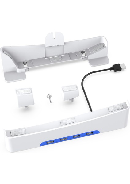 Ince Oyun Konsolu Yatay Depolama Standı 4 Usb2.0 Portlu (Yurt Dışından)