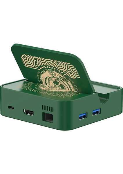 Switch Için 4K30Hz Usb3.0'lı 6'sı 1 Arada Yerleştirme Istasyonu (Yurt Dışından)