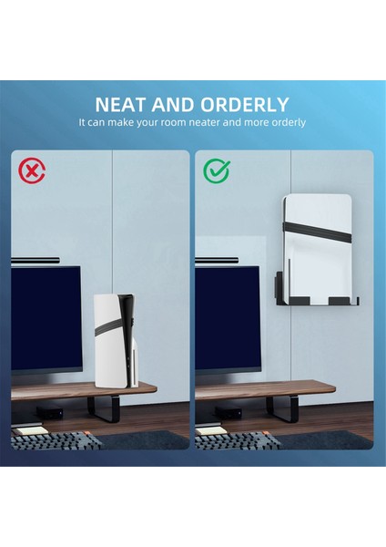 Pro Konsol Duvar Montaj Düzenleyicisi Için Duvar Montaj Braketi Siyah (Yurt Dışından) indirimleri