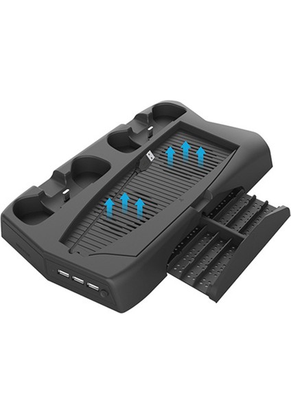 Soğutma Fanı Standı Çift Kumanda Şarj Cihazı Ana Bilgisayar Oyun Konsolu Standı (Yurt Dışından) fırsatları