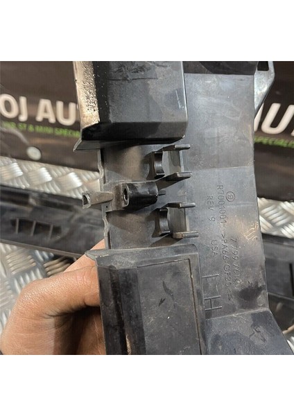 1 Çift Araba Lh+Rh Su Tankı Radyatör Braketi Modül Tutucusu Için (Yurt Dışından)