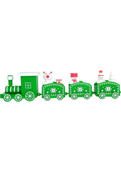 Adet Noel Tren Süslemeleri Tren Dekorlu Mini Tren Dekor Seti (Yurt Dışından)