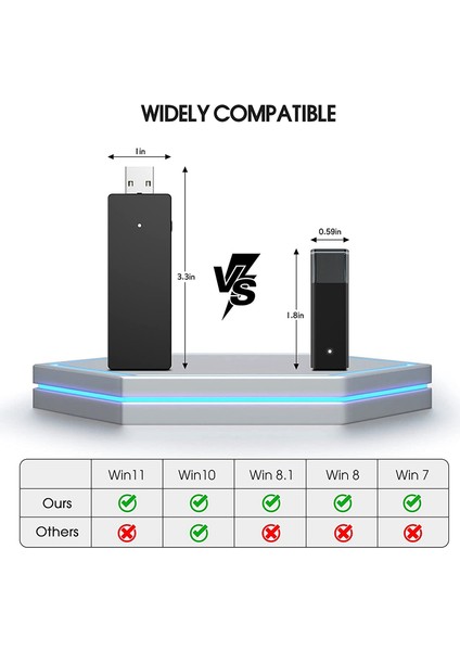 Controller 7 Için Kablosuz Oyun Adaptörü (Yurt Dışından) modelleri