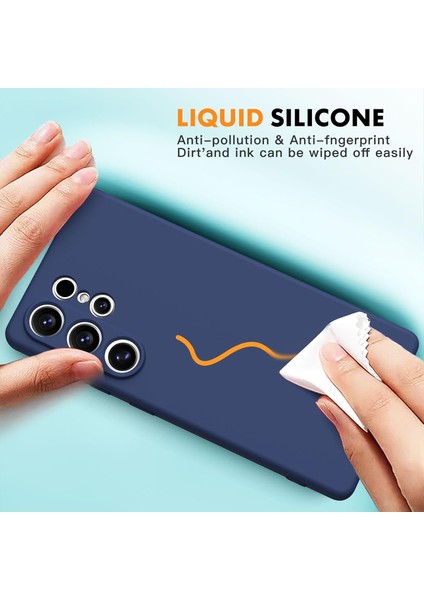 Galaxy S25 Ultra Kılıf Silikon Kamera Korumalı Içi Kadife Lansman Kapak indirimleri