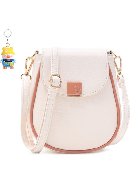 Basit Cüzdan Flip Eyer Çantası Öğrenci Taşınabilir Omuz Crossbody Çanta Cep Telefonu Çantası (Yurt Dışından)