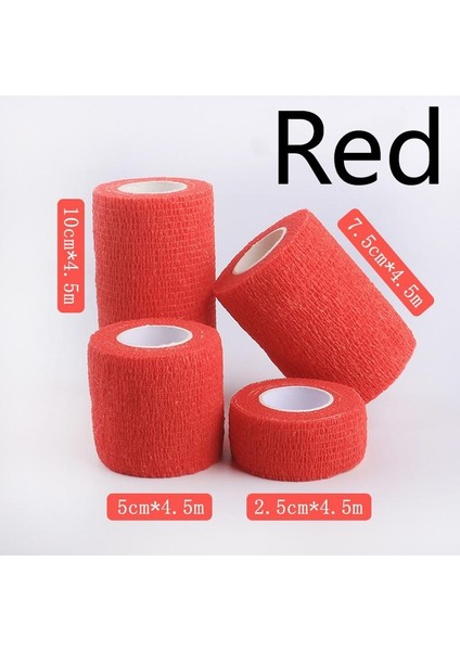 1 Rulo Gazlı Tıbbi Bandaj Nefes Alabilen Kendiliğinden Kilitlenen Esnek Kinesiyoloji Bandı Yapışkanlı Spor Parmak Bacak Tıbbi Gazlı Bandaj (Yurt Dışından)