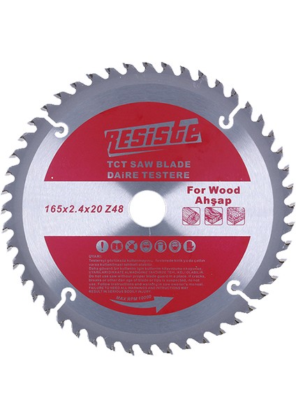 165X2.4X20 Z48 Sunta Kesme Testeresi