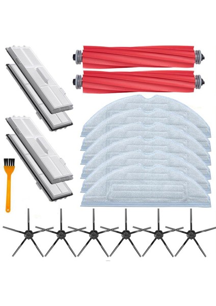 Ana Fırça Hepa Filtre Paspas Bezi Xiaomi Roborock T7S T7PLUS T7SPLUS S7 Paspas Bezi Bezi Yedek Parçaları Için Yan Fırça (Yurt Dışından)