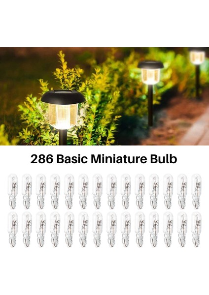 100 Adet T5 286 Ampul Temel Minyatür Ampul Plaka Lambası Yan Işaret Otomotiv Iç Gösterge Paneli Tavan Lambası (Yurt Dışından)