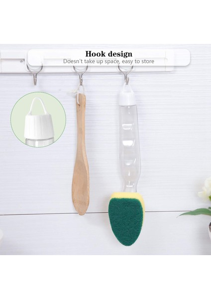 Ağır Hizmet Tipi Bulaşık Yıkama Süngeri, Saplı Bulaşık Yıkama Süngeri, Çizmeyen ve Tekrar Kullanılabilir Bulaşık Lavabosu (9 Adet) (Yurt Dışından) modelleri